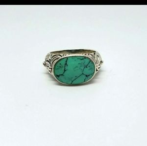 Turquoise & Sterling Ring